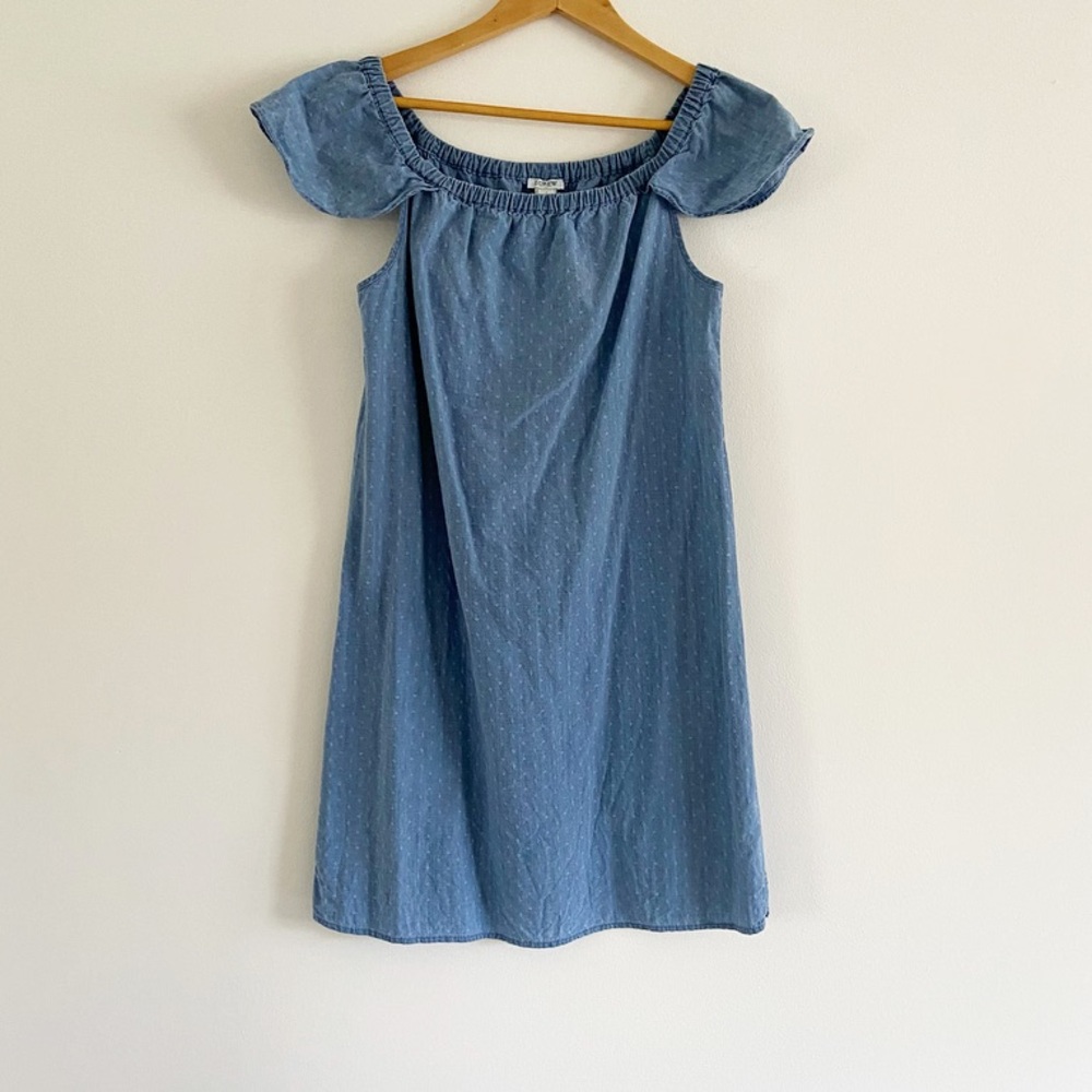 J. Crew off shoulder shift dress